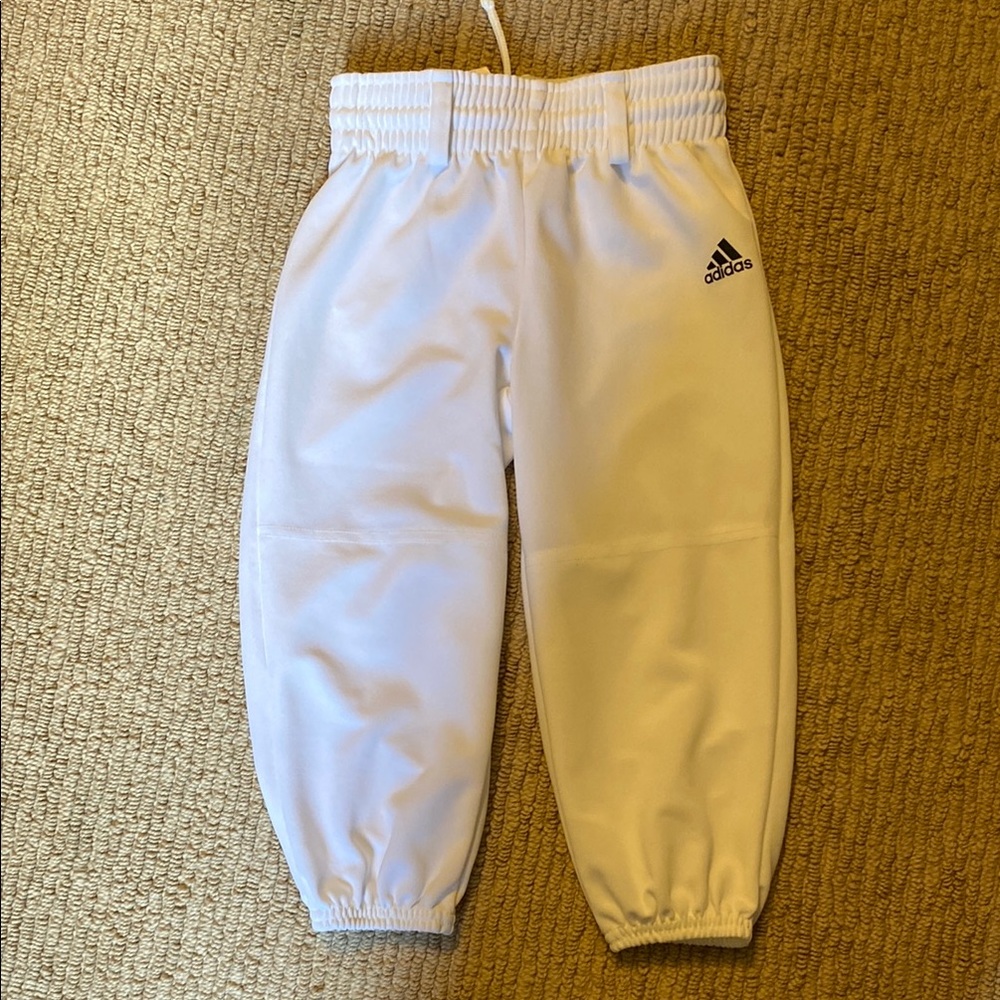 Adidas Kids White Track Pants